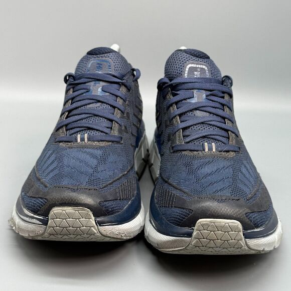 Hoka One One Clifton 4 X OV Outdoor Voices Men\'s 8 Blue Mesh Athletic Sneakers